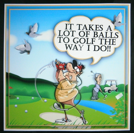 Golfing Buddies  Mini Card Kit #1 by Linda Short