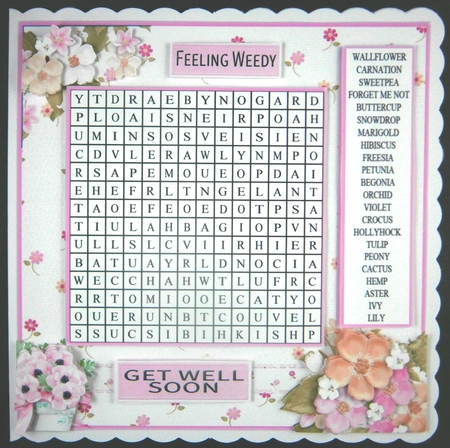 WORD SEARCH, PLANTS & FLOWERS by Linda Short