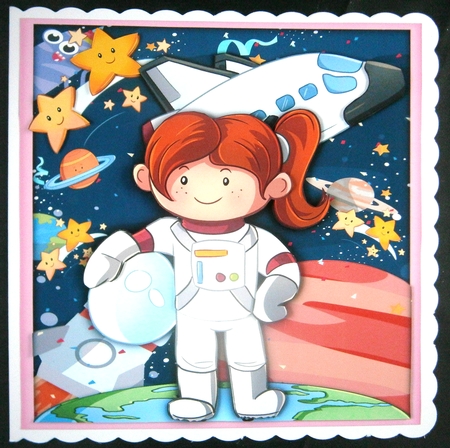 8x8 Mini Kit, On Top Of The World , Girl  by Linda Short