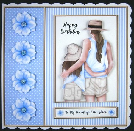 Daughter Happy Birthday Topper by Linda Short