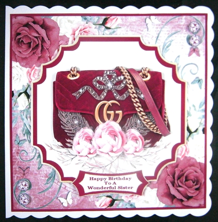 Beautiful Gucci Handbag - 8x8 Mini Kit by Linda Short
