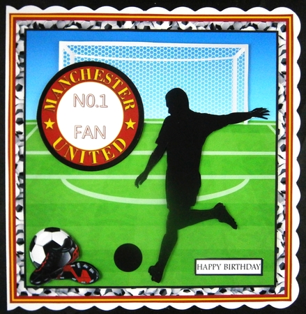 MANCHESTER UNITED No.1 Fan by Linda Short