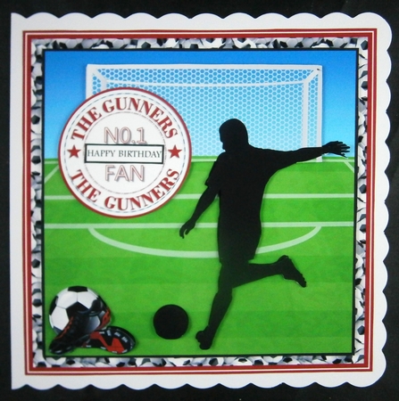 THE GUNNERS No.1 Fan by Linda Short