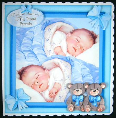 Twin Babies Bumper Kit by Linda Short