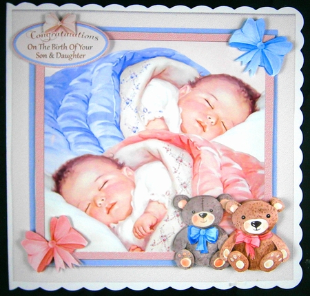 Twin Babies Bumper Kit by Linda Short