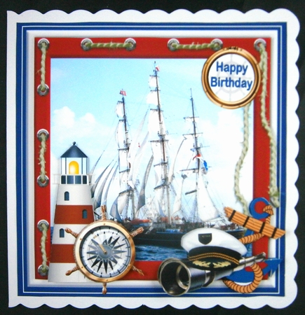 7x7 Nautical Dad by Linda Short