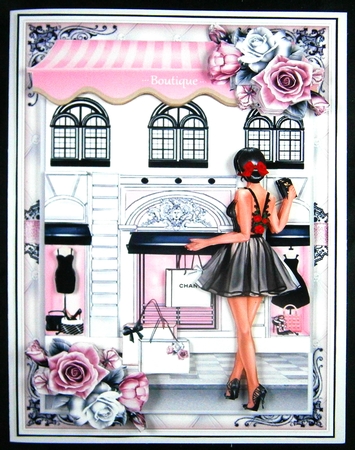 Shopping Diva Mini Page Kit by Linda Short