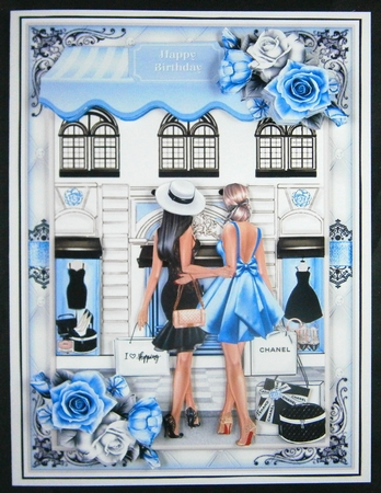 Shopping Divas Mini Page Kit by Linda Short