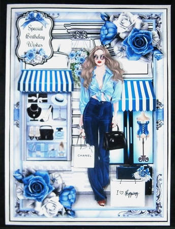 Lets Go Shopping Mini Page Kit by Linda Short