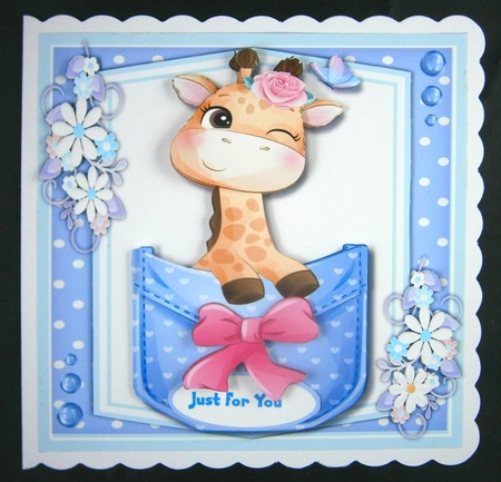 4, Lovely Cards , Animal Pockets  by Linda Short