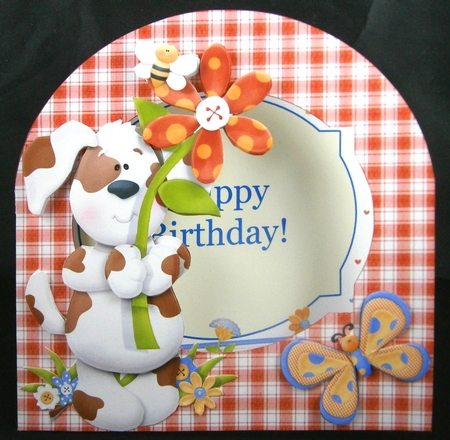 Best Friend Rounded Aperture Card  by Linda Short