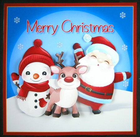 Santa and friends by Linda Short