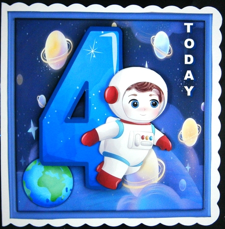 Happy 4th Birthday  by Linda Short