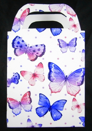 Sweet Butterflies 8x8 inch No1 by Linda Short