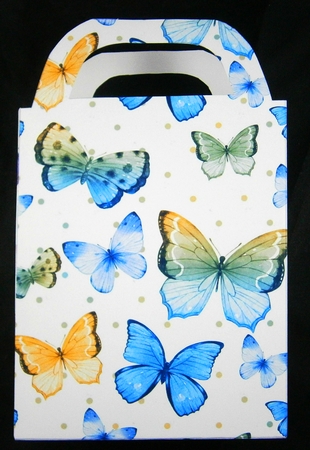 Sweet Butterflies 8x8 inch No11 by Linda Short