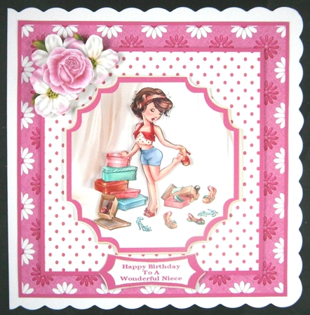 Shes Just So Mad About Shoes - 8x8 Mini Kit by Linda Short