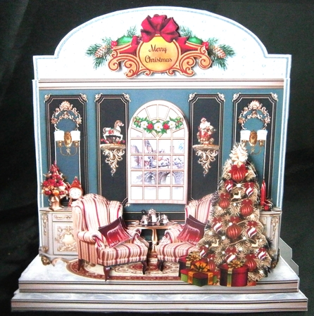 Christmas Room 04 Shaped Mini Page Kit by Linda Short