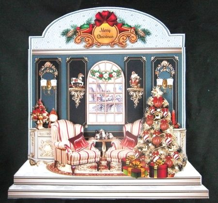 Christmas Room 04 Shaped Mini Page Kit by Linda Short