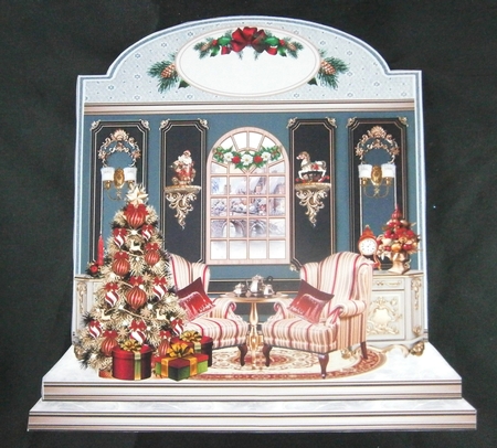 Christmas Room 04 Shaped Mini Page Kit by Linda Short