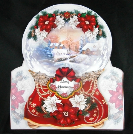 Scenic Snowglobe Shaped Mini Page Kit  by Linda Short