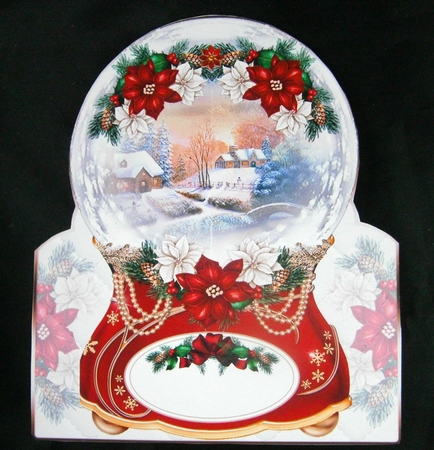 Scenic Snowglobe Shaped Mini Page Kit  by Linda Short