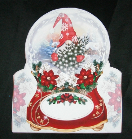 Gnome Snowglobe Shaped Mini Page Kit  by Linda Short