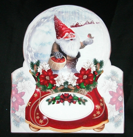 Gnome Snowglobe 02 Shaped Mini Page Kit by Linda Short
