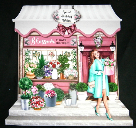 The Flower Shop 02 Shaped Mini Page Kit  by Linda Short