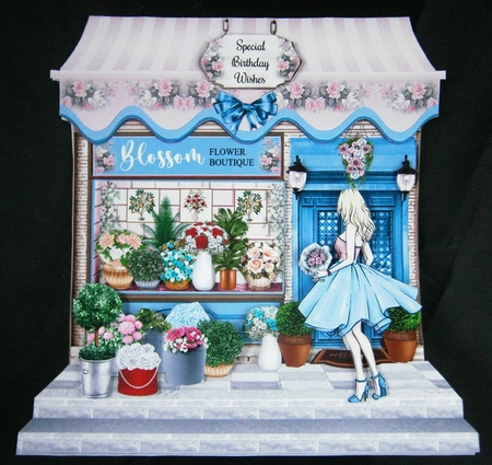 The Flower Shop 03 Shaped Mini Page Kit by Linda Short