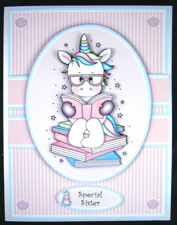 Bookworm Unicorn A5 Mini Kit by Linda Short