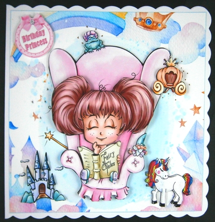 8x8 I believe in fairy tales mini kit by Linda Short