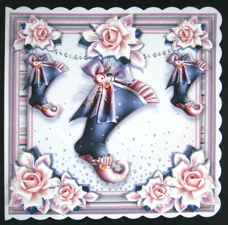 Christmas Stockings Mini kit #1 by Linda Short