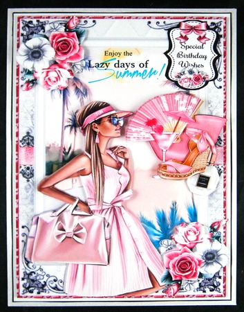 The Lazy Days Of Summer Mini Page Kit  by Linda Short