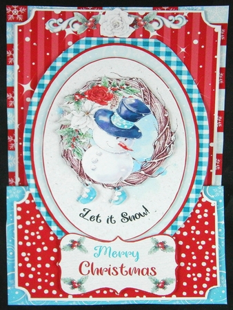 Woodland Winter 8 - Upright Z-fold Card Mini Kit by Linda Short