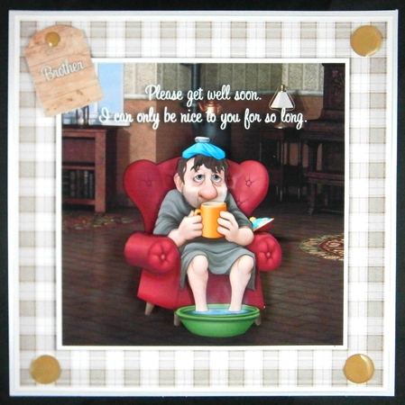 Get Well Soon Man Mini Kit by Linda Short
