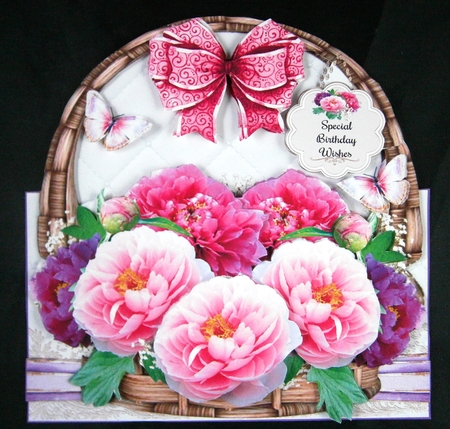 Floral Baskets Bumper Kit - Shaped Mini Page Kit  by Linda Short