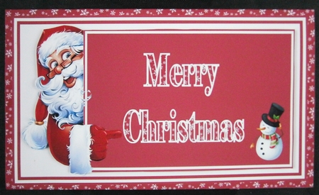 Santa money wallet by Linda Short