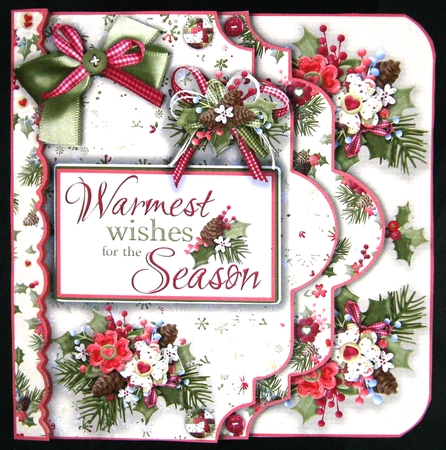 Warm Wishes Pocket Effect Layered Card kit #4 by Linda Short