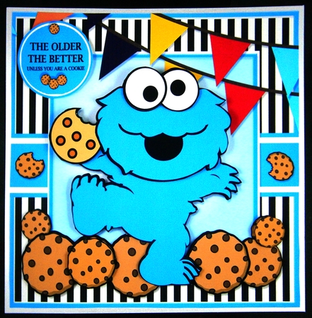 Cookie Monster Birthday 2 by Linda Short