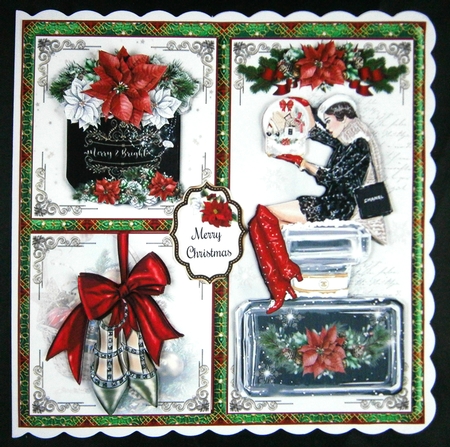 Christmas Collage Mini Page Kit by Linda Short