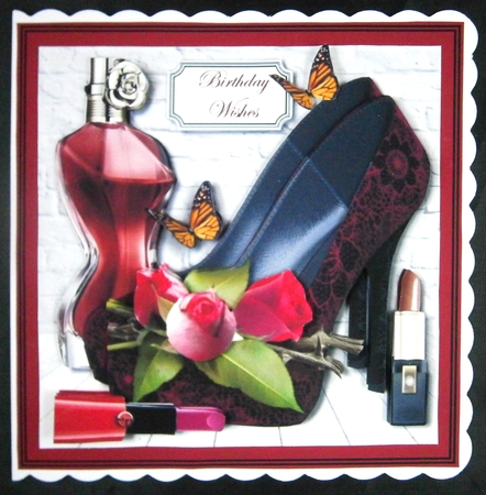 Burgundy shoes and accessories by Linda Short