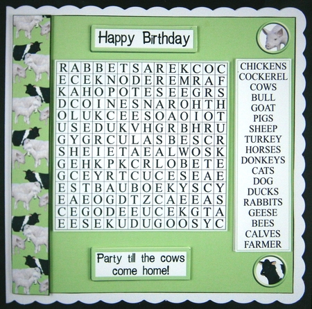 FARM ANIMALS WORD SEARCH by Linda Short