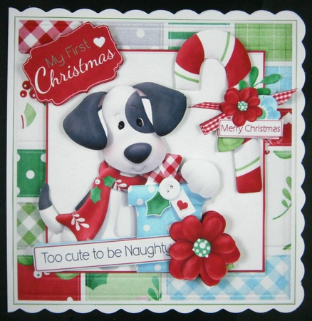 8x8 first Christmas  mini kit by Linda Short