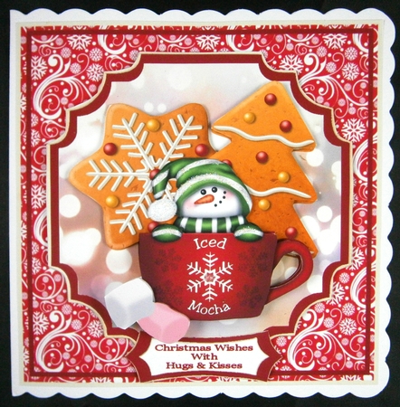 Christmas Wishes, With Hugs And Kisses - 7x7 Mini Kit by Linda Short