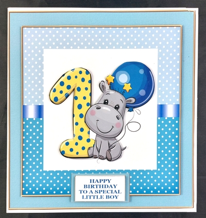 HIPPO FIRST BIRTHDAY by Linda Short