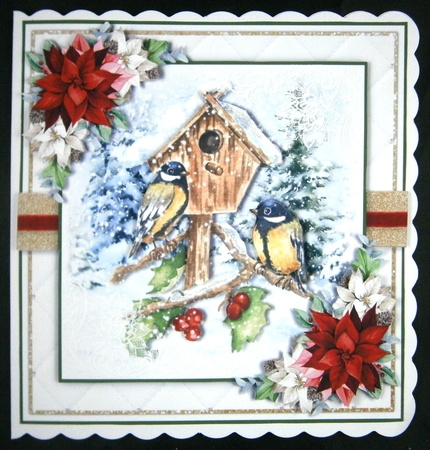 Bird House in the Snow Mini Kit by Linda Short