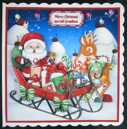 Santas Sleigh by Linda Short