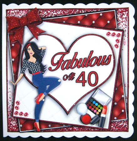 Fabulous at 30/40 Mini Kit#1  includes 2 card fronts for 30 and 40** by Linda Short