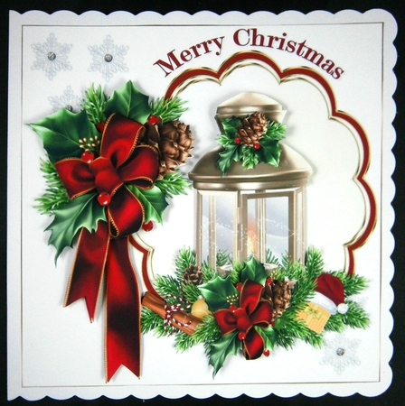 8x8 The Christmas candle mini kit by Linda Short