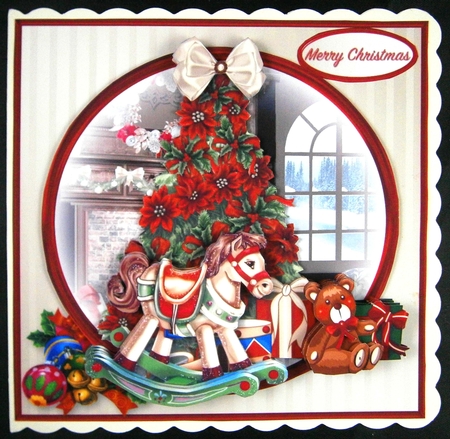 Traditional Christmas - Decoupage Card Mini Kit by Linda Short